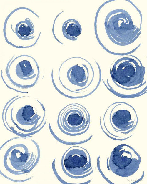 Macrame Blue II Poster Print - Vanna Lam