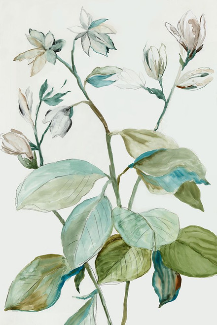 Verdant Leaves  I Poster Print - Asia Jensen