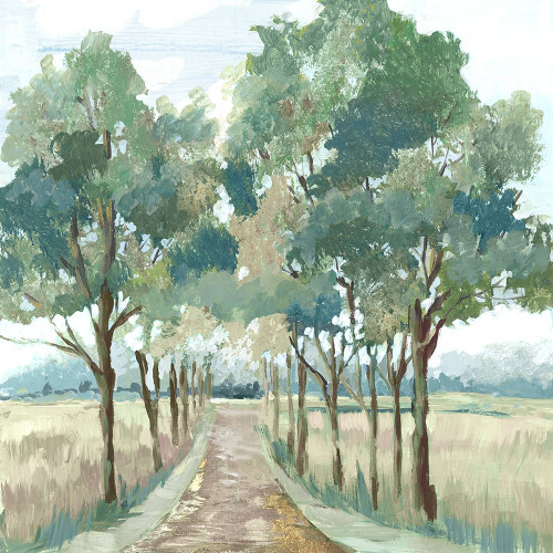 Green Landscape Reverie Poster Print - Lera