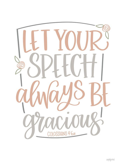 Let Your Speech Poster Print - Dust Imperfect