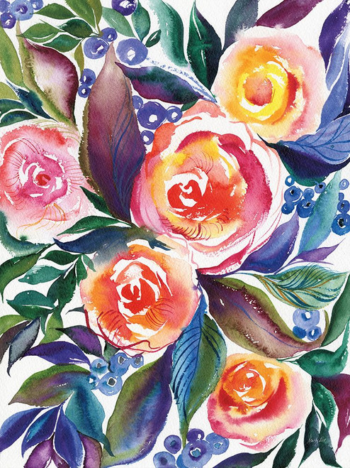 Rose Trio Poster Print - Kristy Rice
