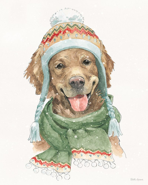 Winter Paws I Poster Print - Beth Grove
