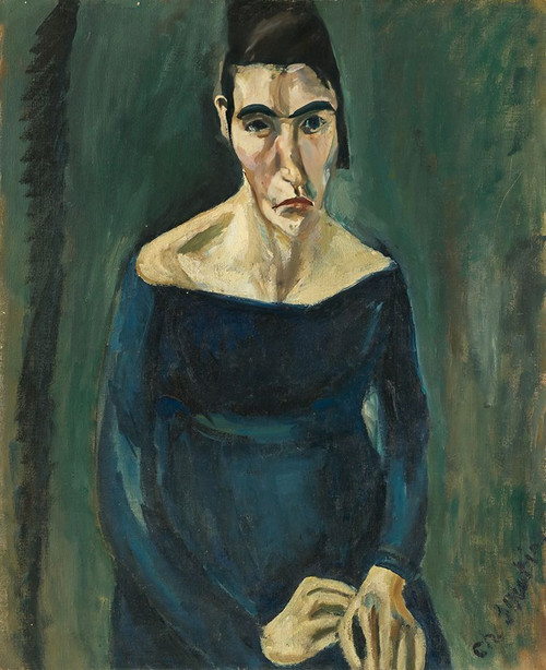 La Folle Poster Print - Chaim Soutine