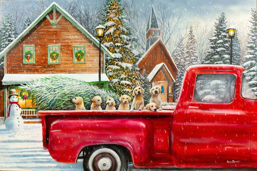 Puppy Party Poster Print - Kevin Daniel