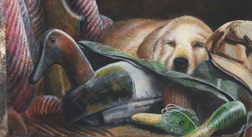 Yellow Lab Poster Print - Kevin Daniel