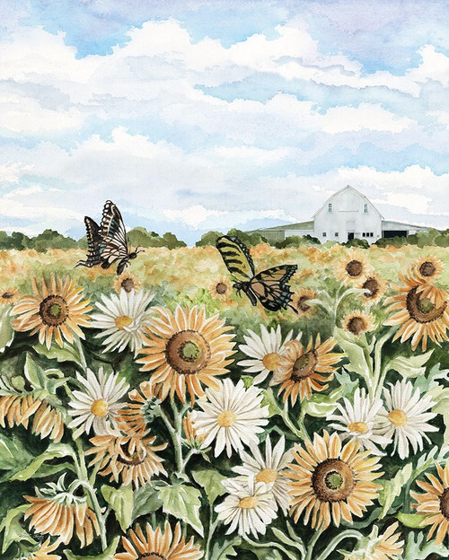 Summer Flower Field Poster Print - Cindy Jacobs