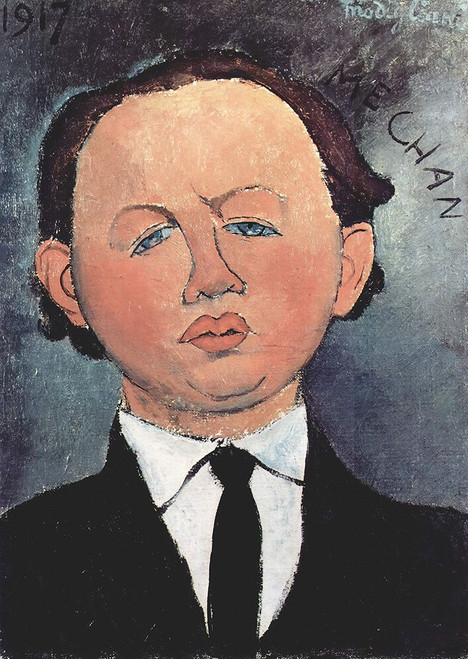 Portrait of Oscar Miestchaninoff 1917 Poster Print - Amedeo Modigliani