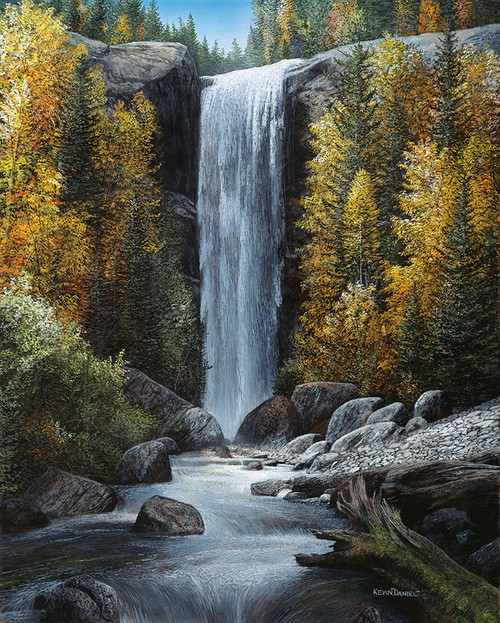 Waterfall Poster Print - Kevin Daniel