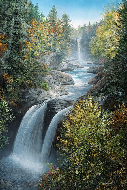 Waterfall II Poster Print - Kevin Daniel