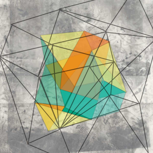 Geomolecule I Poster Print - Jennifer Goldberger