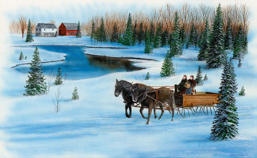 Out for a ride Poster Print - Kevin Daniel