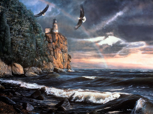 Beacons Of Light Poster Print - Kevin Daniel