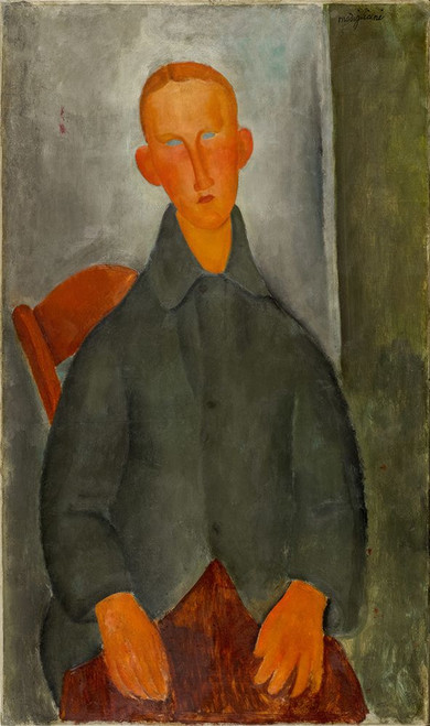 Little Redhead Boy 1919 Poster Print - Amedeo Modigliani