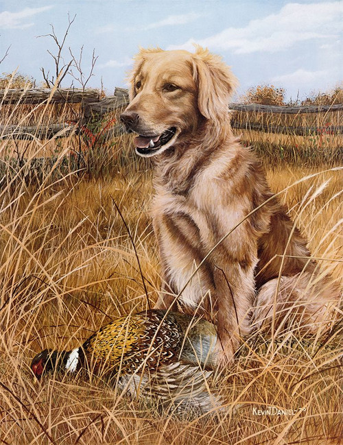 A Friend In The Field Poster Print - Kevin Daniel