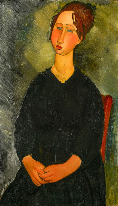 Little Servant Girl 1916 Poster Print - Amedeo Modigliani