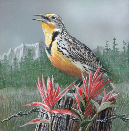 State Bird Wyoming Poster Print - Kevin Daniel