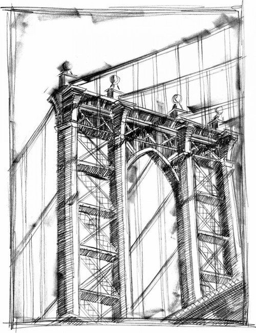 Graphic Architectural Study IV Poster Print - Ethan Harper