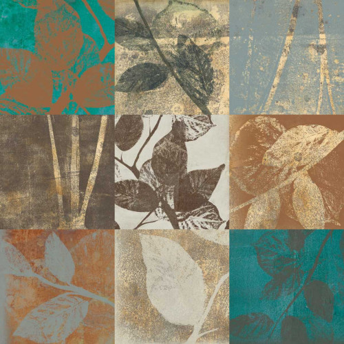 Nutmeg and Teal Poster Print - Jennifer Goldberger