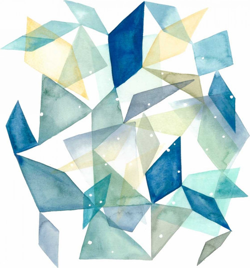 Geometric Jewel Abstract II Poster Print - Grace Popp