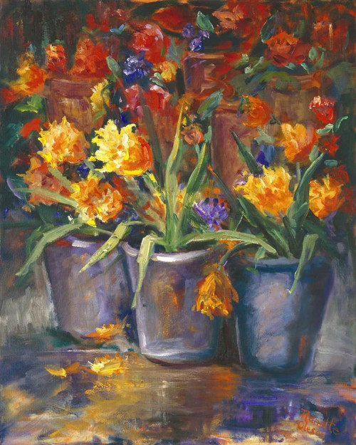 Flower Fiesta Poster Print - Nanette Oleson