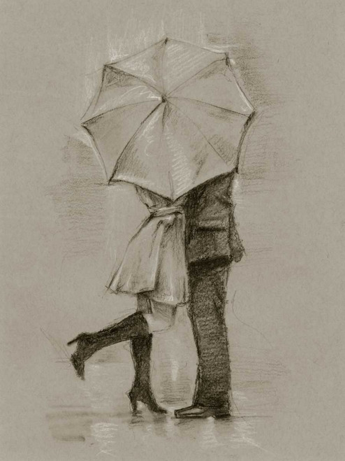 Rainy Day Rendezvous III Poster Print - Ethan Harper