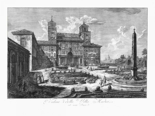 Veduta della Villa Medici Poster Print - Piranesi