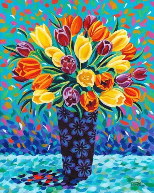 Bouquet Celebration II Poster Print - Carolee Vitaletti