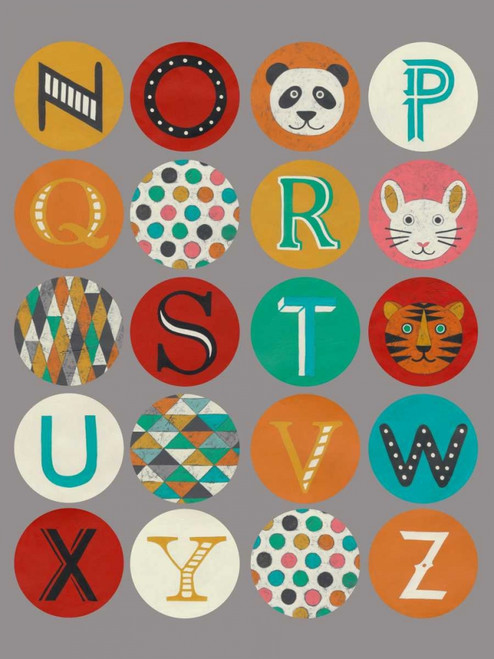 Luciens Alphabet II Poster Print - Chariklia Zarris