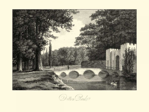 View of Ditton Park Poster Print - James Hakewill