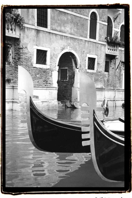 Resting Gondolas Poster Print - Laura DeNardo