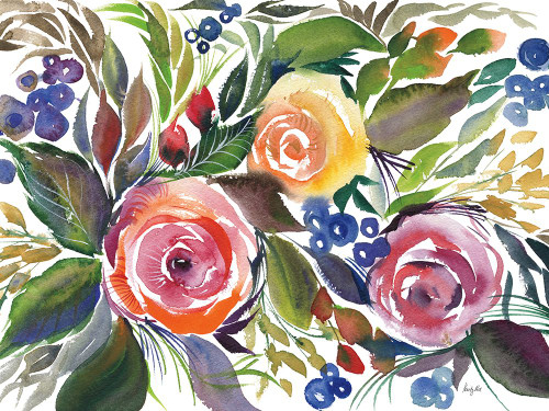 Blooming Roses Poster Print - Kristy Rice