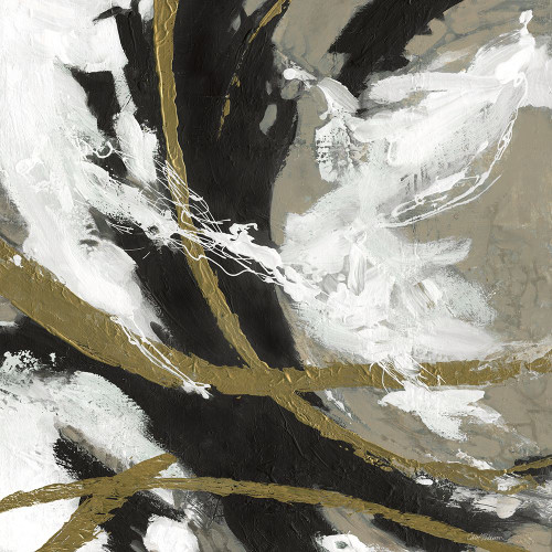 Golden Flourish Poster Print - Carol Robinson