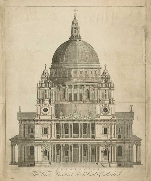 St. Pauls Cathedral Poster Print - Unknown
