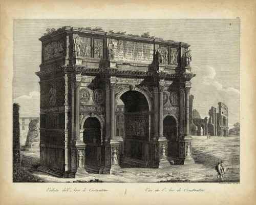 Arco di Constantino Poster Print - Pietro Parboni