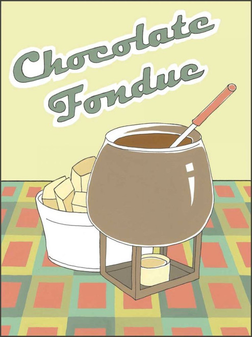 Chocolate Fondue Poster Print - Megan Meagher