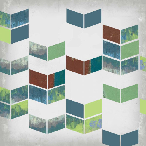 Broken Chevron II Poster Print - Jennifer Goldberger