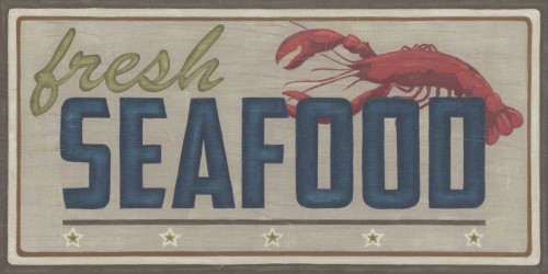 Shoreline Signs I Poster Print - June Erica Vess
