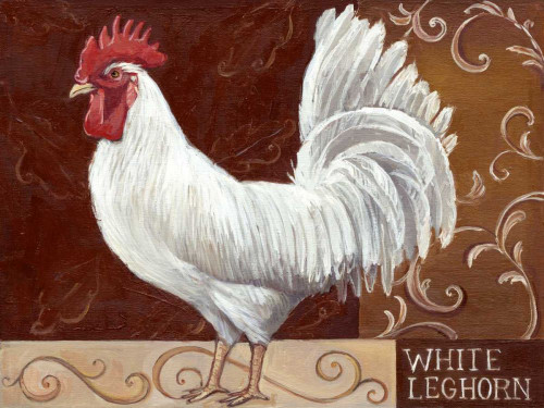 Rustic Roosters IV Poster Print - Theresa Kasun