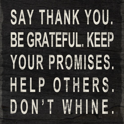 Say Thank You Poster Print - Graphics Studio SD