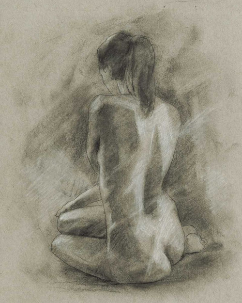 Charcoal Figure Study II Poster Print - Ethan Harper