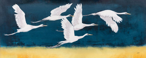 Feathered Flock II Poster Print - Julia Purinton