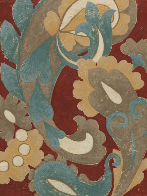 Provincial Paisley II Poster Print - Chariklia Zarris