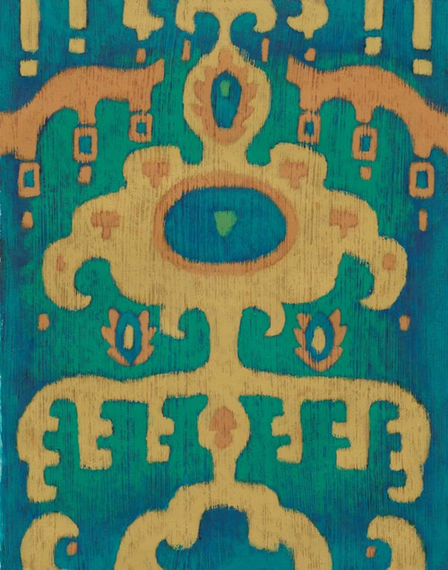 Sunset Ikat I Poster Print - Chariklia Zarris