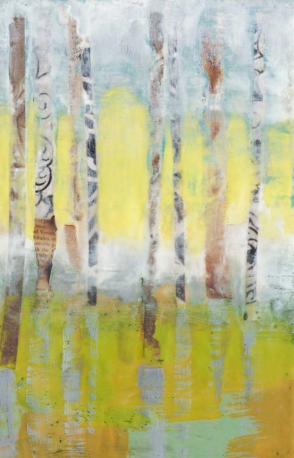 Birchline Collage II Poster Print - Jennifer Goldberger