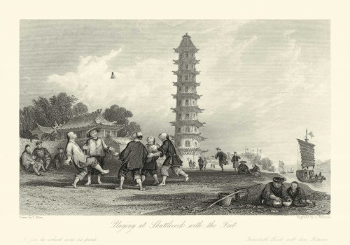 Scenes in China X Poster Print - T. Allom