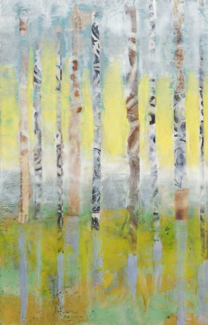 Birchline Collage I Poster Print - Jennifer Goldberger