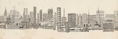 Neutral City Sounds Poster Print - Sharon Chandler