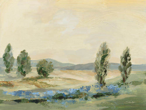 Jade Green Landscape Poster Print - Silvia Vassileva