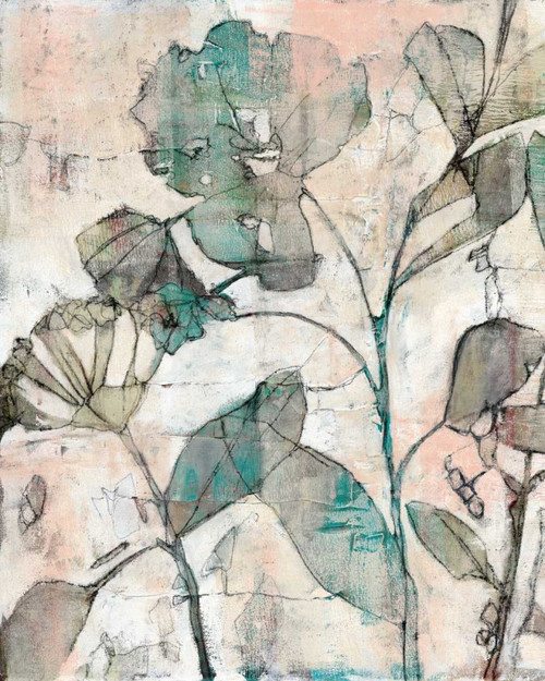 Negative Space Floral I Poster Print - Jennifer Goldberger