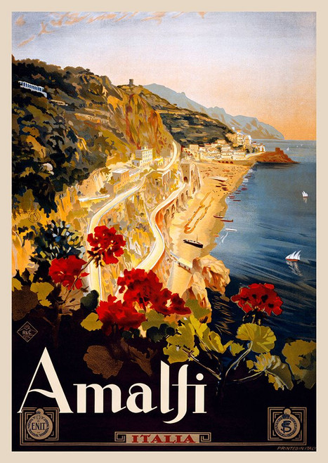 Amalfi Poster Print - Mario Borgoni